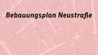 Titelbild B-Plan Neustraße